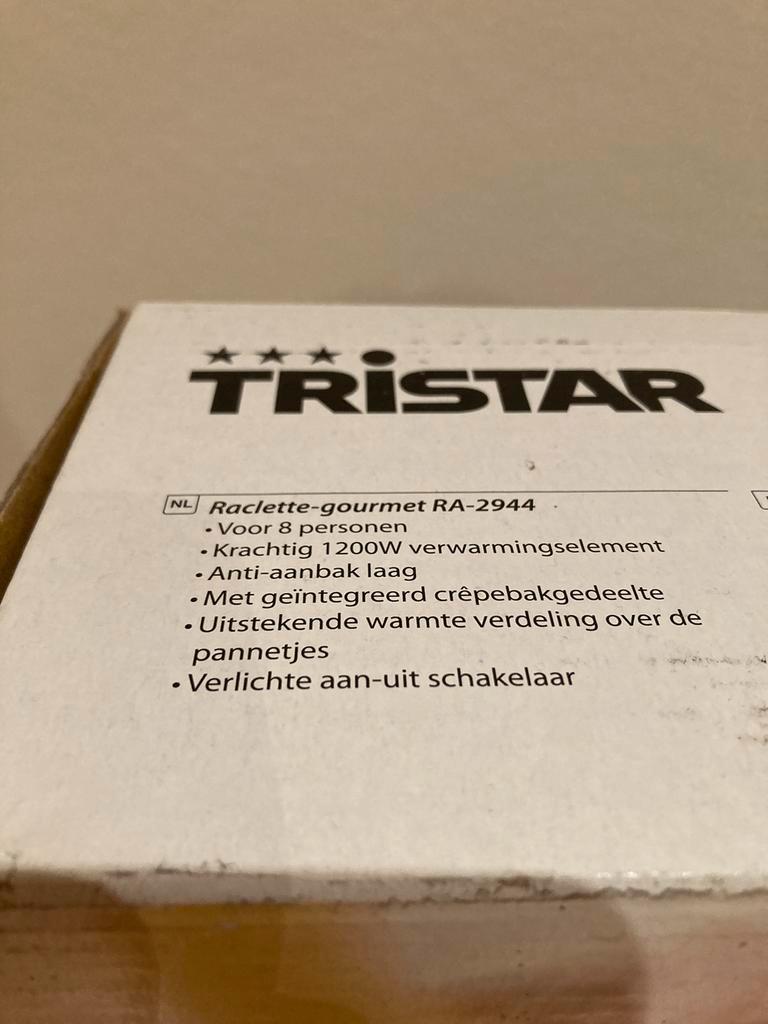 Tristar raclette/pierrade
