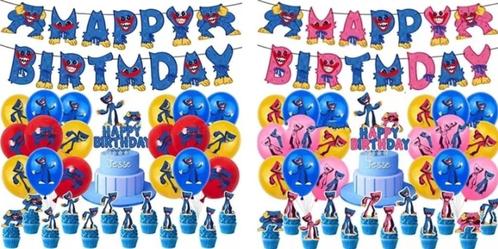 Verjaardagsversiering Huggy wuggy, Kinderen en Baby's, Speelgoed | Knuffels en Pluche, Nieuw, Overige typen, Ophalen of Verzenden