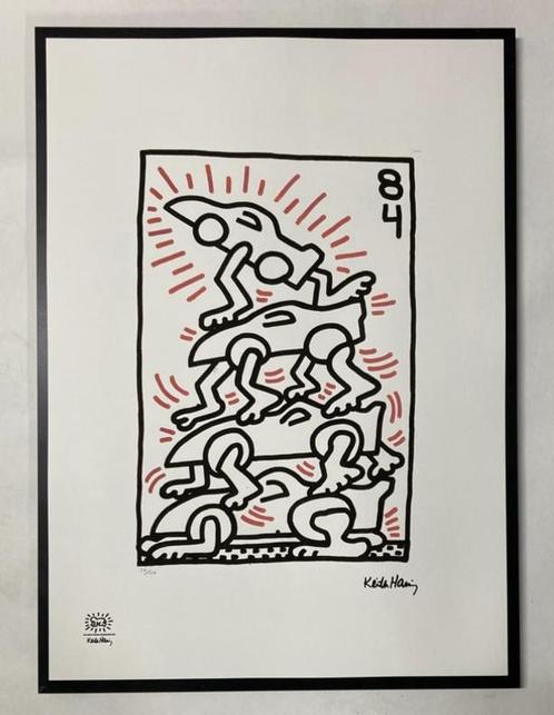 Keith Haring: lithografie op groot formaat, Antiek en Kunst, Kunst | Litho's en Zeefdrukken, Ophalen of Verzenden