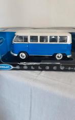 VW T1 WELLY 1/18, Comme neuf, Welly, Voiture, Enlèvement ou Envoi