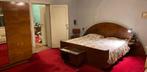 Vintage bedframe en kamerkast type Diongre (1950), Ophalen, Gebruikt, Tweepersoons, Vintage - Art Déco - 1950