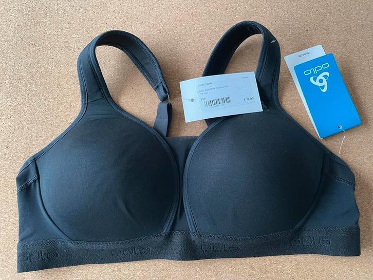 Sport BH - NIEUW - merk Odlo - 85A, Kleding | Dames, Ondergoed en Lingerie, BH, Zwart, Verzenden
