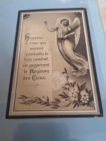 Faire part de décès Aline amand 16 jun 1904, Enlèvement ou Envoi, Carte de condoléances