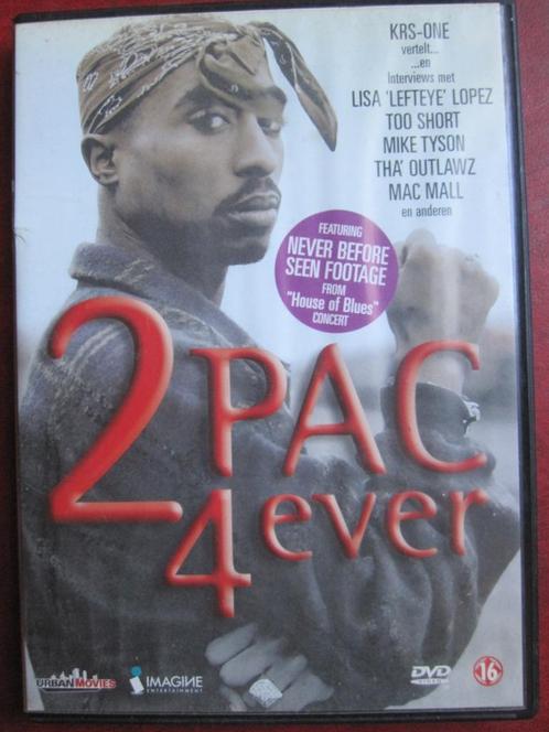 2PAC 4ever, Cd's en Dvd's, Dvd's | Muziek en Concerten, Zo goed als nieuw, Documentaire, Vanaf 16 jaar, Ophalen of Verzenden