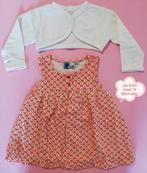 Bloemenjurkje Joy&Fun en bolero maat 74, Kinderen en Baby's, Ophalen of Verzenden, Zo goed als nieuw, Meisje, Jurkje of Rokje