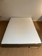 Parure de lit à lattes et matelas Hovag 140x200 Ikea, Comme neuf, Enlèvement, 140 cm, 200 cm