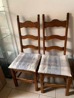 6 eetkamer stoelen vol eik, Antiek en Kunst, Ophalen