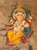 Miniature indienne de Ganesh peinte à la main, Enlèvement
