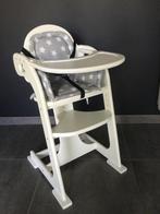 Kinderstoel Meegroeistoel (stijl van Trip Trap). In ‘t wit., Kinderen en Baby's, Ophalen, Zo goed als nieuw, Meegroeistoel, Gordel(s)