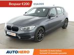 BMW 1 Serie 118 118i (bj 2018, automaat), Auto's, Gebruikt, Zwart, 136 pk, Leder