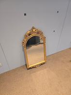 Goudkleurige spiegel, Antiquités & Art, Antiquités | Miroirs, Enlèvement ou Envoi