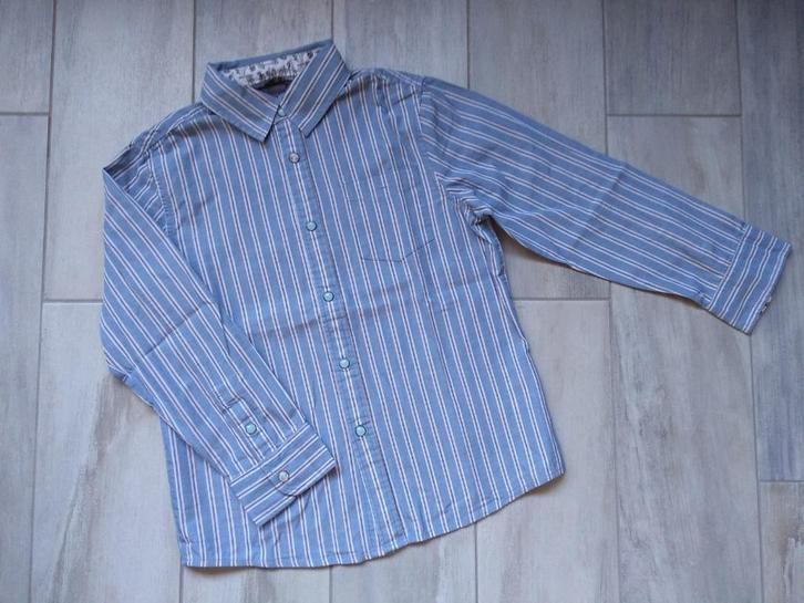★ M128 - Hemd, Kinderen en Baby's, Kinderkleding | Maat 128, Zo goed als nieuw, Jongen, Overhemd of Blouse, Ophalen of Verzenden