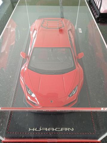 Te koop MR Lamborghini Huracan rood 1:18