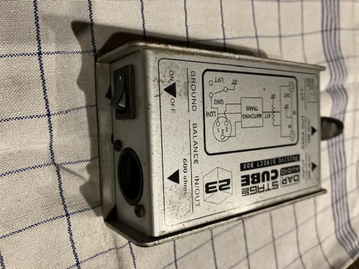 DAP Audio Stage Cube SC-23 Passive DI BoxDAP Audio Stage Cub, Audio, Tv en Foto, Luidsprekerboxen, Gebruikt, Ophalen