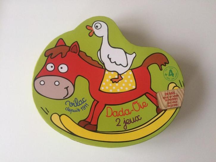Vilac jeu de l'oie et jeu des petits chevaux - complet, Kinderen en Baby's, Speelgoed | Overig, Gebruikt, Jongen of Meisje, Ophalen