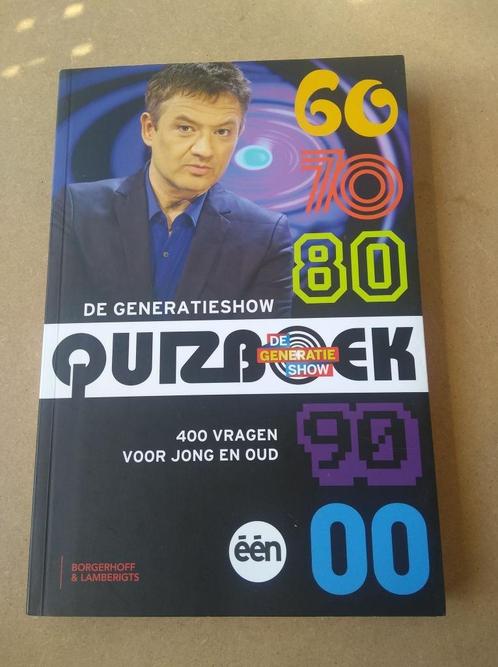 quizboek de generatieshow, Livres, Loisirs & Temps libre, Utilisé, Enlèvement ou Envoi