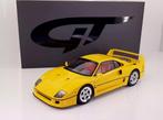 Ferrari F40 Geel 999 stuks GT839 GT SPIRIT 1/18, Ophalen of Verzenden, Zo goed als nieuw, Auto, Overige merken