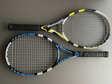 2 Babolat tennisrackets. beschikbaar voor biedingen