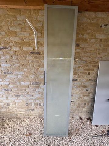Ikea pax deur glas, Huis en Inrichting, Kasten | Kleerkasten, Ophalen, 200 cm of meer, 50 tot 100 cm, Zo goed als nieuw