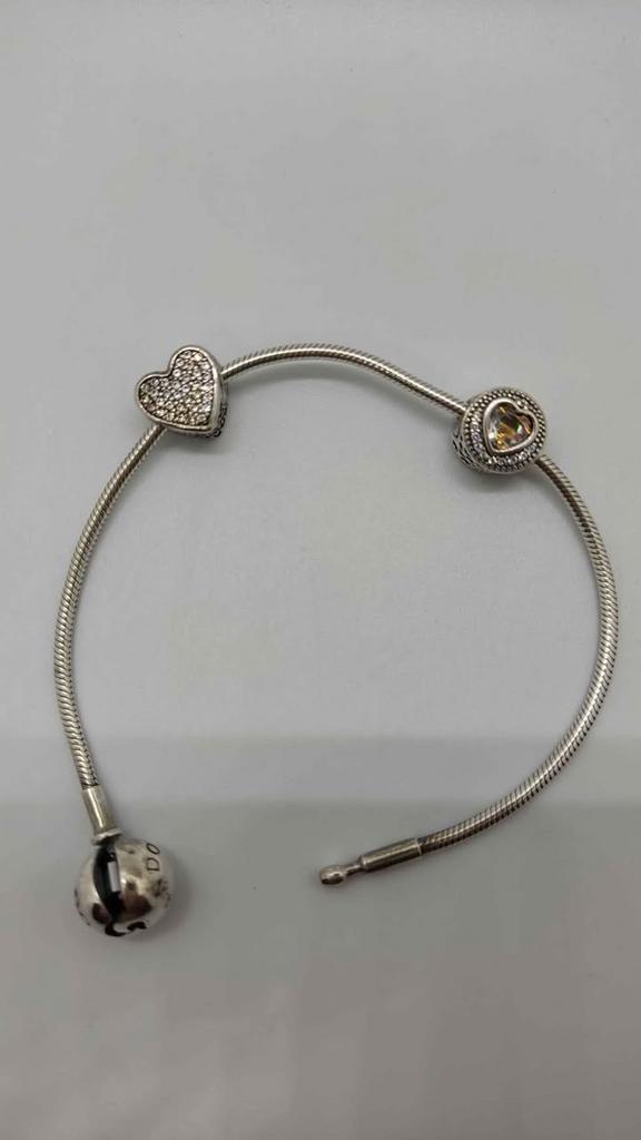 Pandora armband, love & passion, Handtassen en Accessoires, Armbanden, Nieuw, Zilver, Zilver, Met bedels of kralen, Ophalen of Verzenden