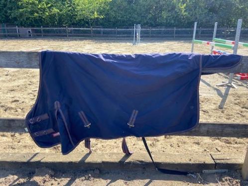 Donkerblauw Premiere pony outdoor deken, Dieren en Toebehoren, Paarden en Pony's | Dekens en Dekjes, Gebruikt, Deken, Ophalen of Verzenden