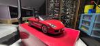 Porsche Boxster Spyder Red 1/18 Gt-Spirit, Hobby en Vrije tijd, Ophalen of Verzenden, Zo goed als nieuw, Auto, Overige merken