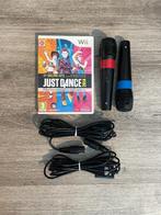 WII spel ‘just dance 2014’ met twee microfoons, 3 spelers of meer, Ophalen of Verzenden, Zo goed als nieuw, Muziek