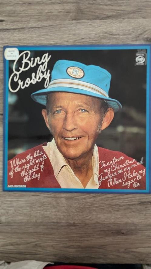BING. CROSBY - WHERE THE BLUE OF THE NIGHT..., Cd's en Dvd's, Vinyl | Jazz en Blues, Zo goed als nieuw, Jazz, 1940 tot 1960, Overige formaten