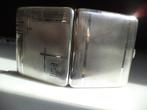 Art deco zilver 800 sterling silver vesta sigarettenbox, Antiek en Kunst, Ophalen of Verzenden, Zilver