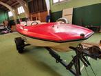 Speedboot 50pk met trailer, Watersport en Boten, Minder dan 70 pk, Benzine, Buitenboordmotor, Polyester