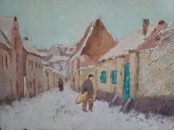 SCHILDERIJ M.VAN DEN BEMPT "Winter" beschikbaar voor biedingen