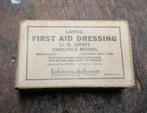 Pansement bandage militaire US Américain WW2, Verzenden