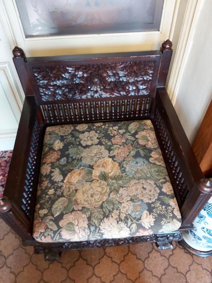 Koloniale stijl - antiek - rond 1900, Antiek en Kunst, Antiek | Meubels | Kasten, Ophalen