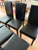 Eetkamerstoelen 6 stuks lederlook, Huis en Inrichting, Ophalen, Zo goed als nieuw