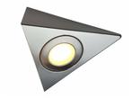 Keukenkast rvs opbouwspot driehoek LED 2700k dimbaar, Ophalen of Verzenden, Nieuw, Overige kleuren, Overige typen