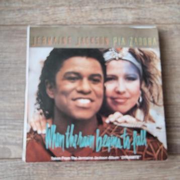 7" Jermaine Jackson & Pia Zadora - When the rain begins... beschikbaar voor biedingen