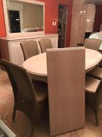 Eik(serusé)Dressior 2,20.Tafel1,85x1,05.Tussenstuk.48 cm, Huis en Inrichting, Complete eetkamers, Ophalen, Zo goed als nieuw