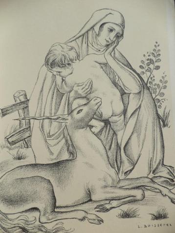 Louis Buisseret Lithographie originale Goossens, Enlèvement ou Envoi