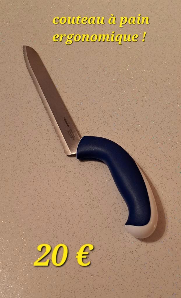 couteau pain tupperware, Huis en Inrichting, Keuken | Tupperware, Nieuw, Blauw, Wit