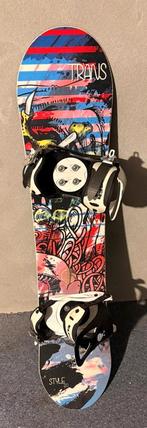 Kids snowboard +boots 1 week gebruikt, Enlèvement, Fixations