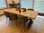 Table avec 6 chaises - Tafel met 6 stoelen, Huis en Inrichting, Ophalen, Nieuw, 50 tot 100 cm, Vijf personen of meer