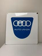 Enseigne publicitaire en émail Auto Union Audi, Utilisé, Enlèvement ou Envoi, Panneau publicitaire