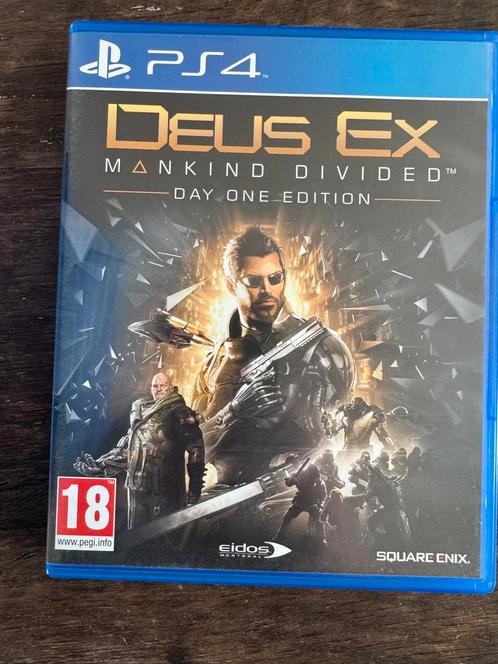 Deus Ex : Mankind Divided - Edition Day One, Games en Spelcomputers, Games | Sony PlayStation 4, Zo goed als nieuw, Avontuur en Actie
