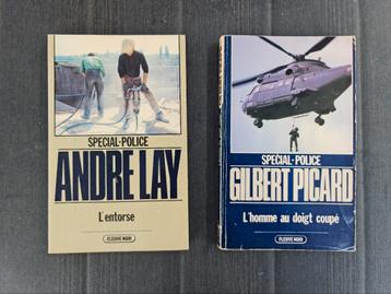 Franse boeken uit de  reeks fleuve noir : special police  beschikbaar voor biedingen