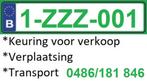 Z-plaat-keuring voor verkoop, transport 0486 18 18 46, Ophalen of Verzenden