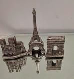 3x verzilverd Parijs: Notre-Dame+Eifeltoren +Arc de Triomphe, Ophalen of Verzenden