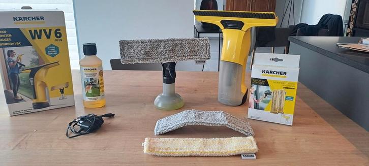 Nettoyeur pour vitres Karcher WV6 plus + accessoires, Doe-het-zelf en Bouw, Gereedschap | Boormachines, Zo goed als nieuw, Ophalen