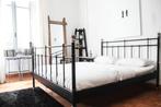 Svelvik Ikea metalen bed 160x200 cm met boxsprings, Ophalen, Gebruikt