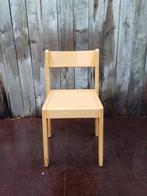 houten stapelstoelen in blank hout (100 stuks op voorraad), Receptie of Entree, Ophalen of Verzenden, Gebruikt, Stoel