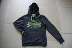 Sweater hoodie grijs met kap "Superdry", Small, Maat 46 (S) of kleiner, Gedragen, Grijs, Ophalen of Verzenden